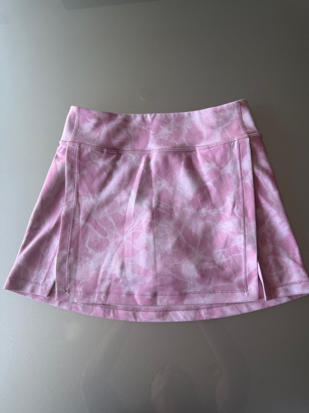 Athleta Girl Shortray Pink Tie-Dye Skirt Jupe-Short Goal Getter Skort M 8/10